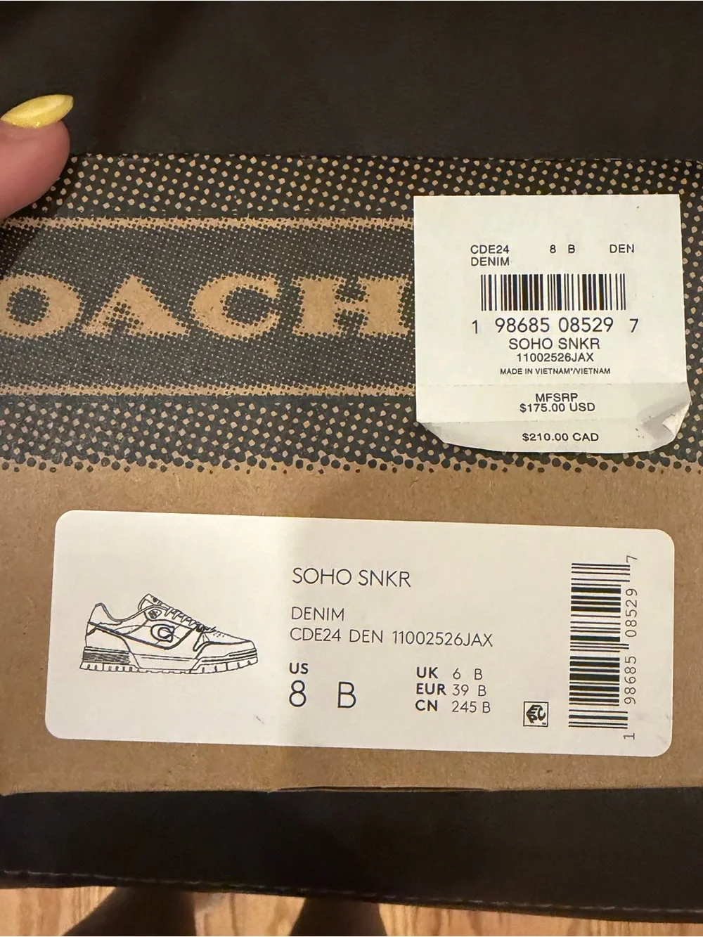 Coach authentic soho